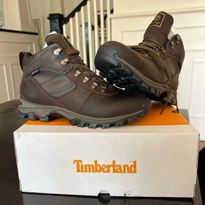 Timberland Men's Dark Brown Waterproof Mt Maddsen Hiking Boots